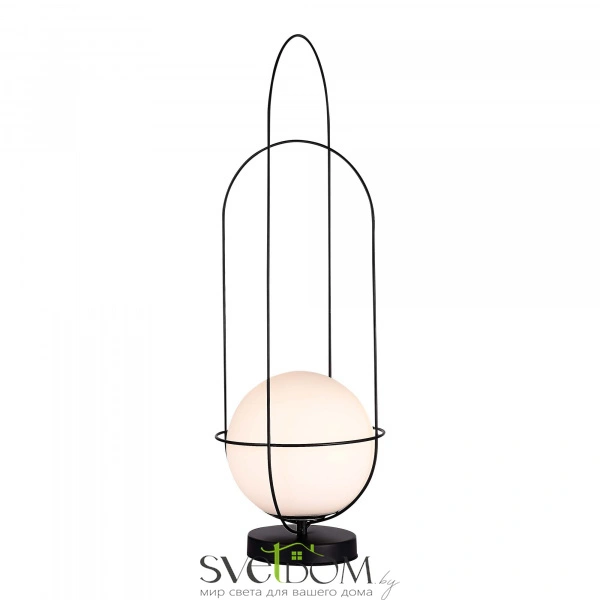 SL1189.404.01 Настольная лампа ST-Luce Черный/Опал E27 1*60W BEATA