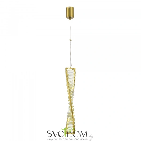 SL6205.303.01 Светильник подвесной ST-Luce Латунь/Прозрачный LED 1*11W 4000K ELICA