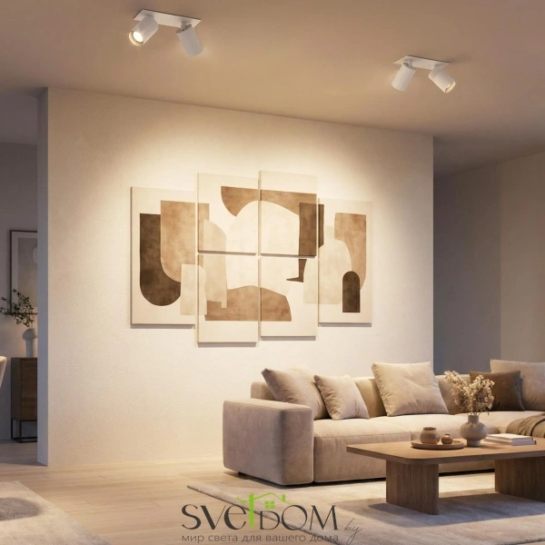 CITILUX CL512D20 AXEL Белый Св-к Спот Встр. 2-ламп.