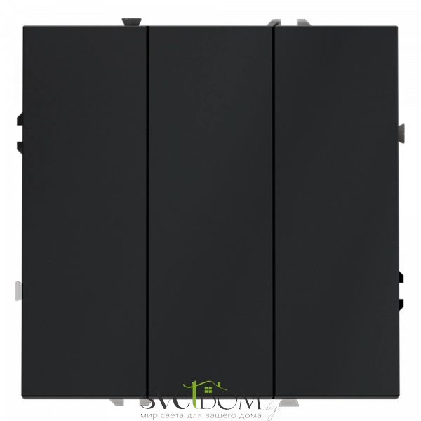 Выключатель трехклавишный Voltum S70 VLS030107  VLS030107 Voltum