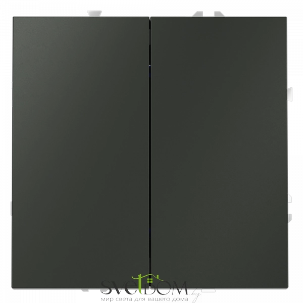 Выключатель с самовозвратом двухклавишный Voltum S70 VLS020606  VLS020606 Voltum