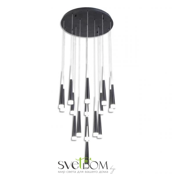 Citilux Вегас CL227161 LED Люстра каскадная Чёрная