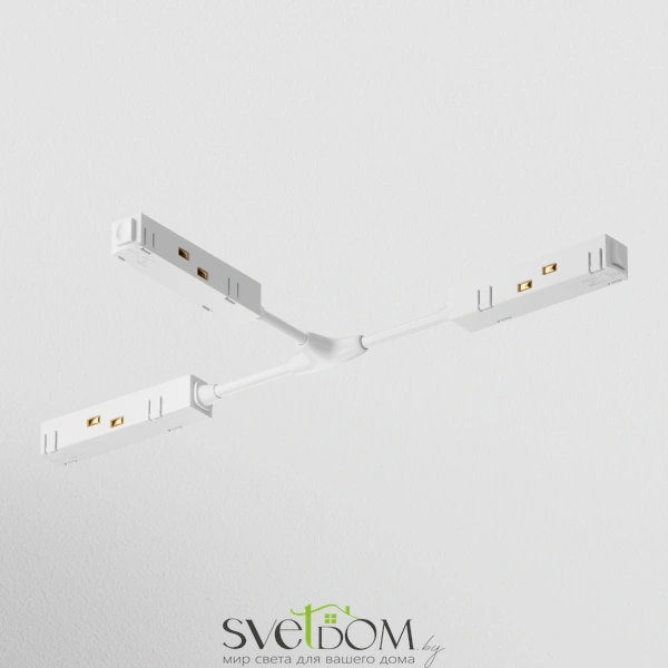 Коннектор питания Т-образный Gravity белый TRA004CWT-22W