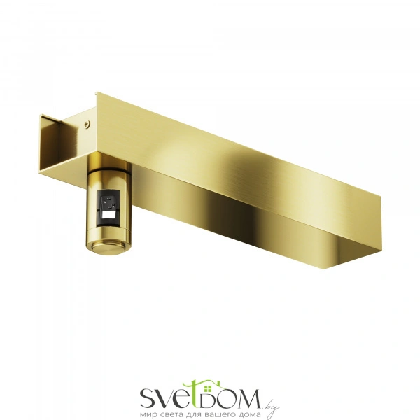 Основание настенное  Wall для блока питания с вводом питания Flarity латунь TRA155CW-BB-BS