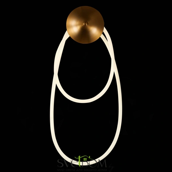 SL6102.301.30 Светильник настенный ST-Luce Латунь/Белый LED 1*30W 4000K SAGRATO