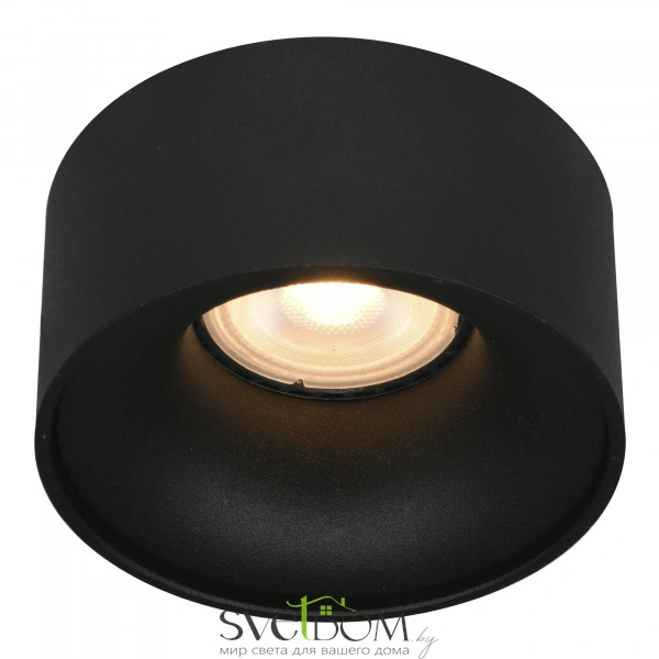 ST260.408.01 Св-к встр. Черный GU10 1*50W IP20 D85xH104 220V Без ламп Встраиваемые светильники