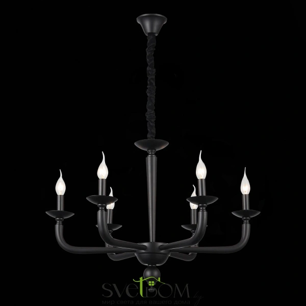 SL1114.403.06 Люстра подвесная ST-Luce Черный E14 6*40W FORTEZA