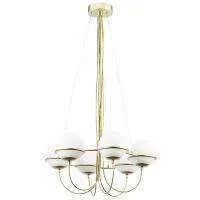 Lightstar 803263 Люстра GLOBO 6х40W E14 ШАМПАНЬ/БЕЛЫЙ