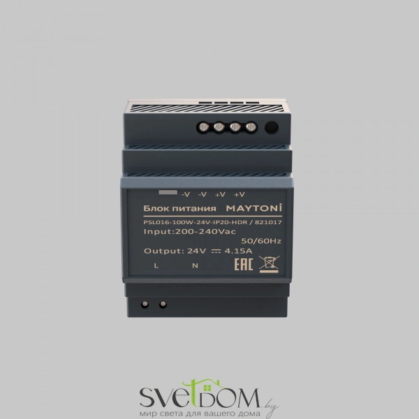 Блок питания PSL016 24В 100Вт IP20 821017