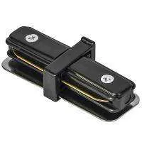 Lightstar 502107 Соединитель трековый однофазный BARRA малый прямой ЧЕРНЫЙ