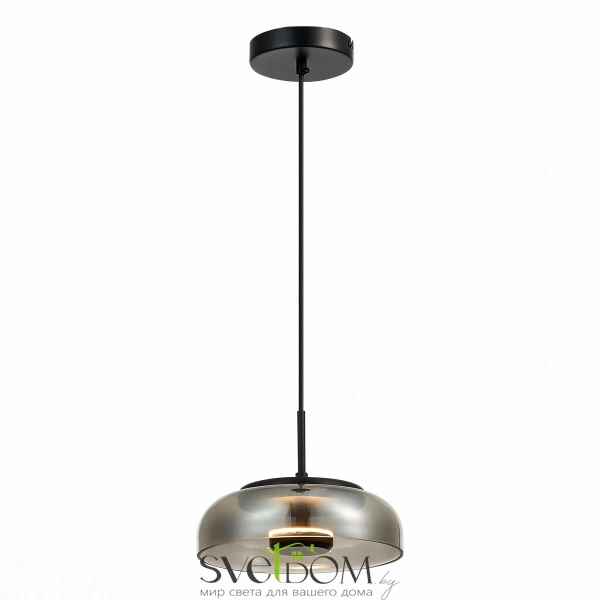 SL6002.403.01 Подвес ST-Luce Черный/Дымчатый LED 1*7W 4000K LAZIO