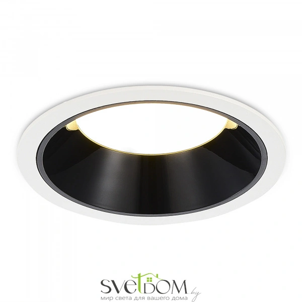 ST755.438.12 Св-к встр. Черный LED 1*12W 3000K 1 080Lm Ra80 120° IP20 D105xH50 100-240V Встраиваемые светильники