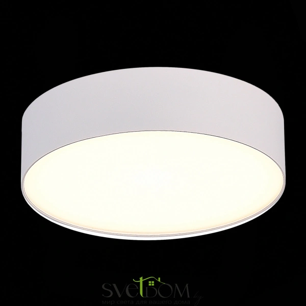 ST606.532.27 Светильник потолочный Белый LED 1*27W 3000K 2 340Lm Ra>85 120° IP20 D220xH55 185-265V Накладные светильники