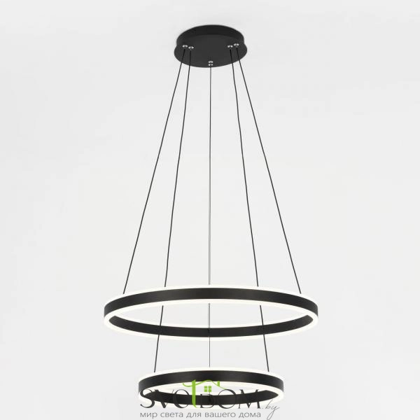 Citilux Дуэт CL719641 LED Люстра подвесная с пультом Чёрная