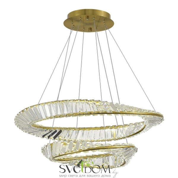 SL6204.301.02 Светильник подвесной ST-Luce Латунь/Прозрачный LED 1*52W 4000K RITORTO