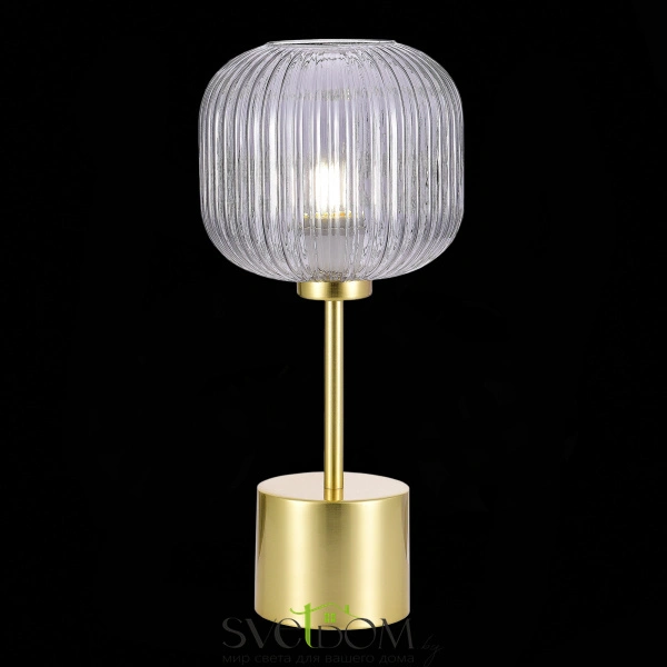 SL1154.304.01 Прикроватная лампа ST-Luce Латунь/Дымчатый E27 1*60W GRAN