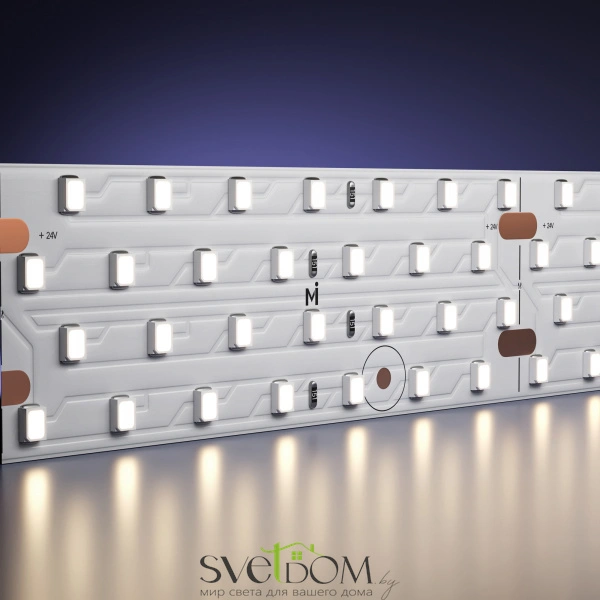 Светодиодная лента Ultra 24В 2835 30Вт/м 3000К 2,5м IP 20 201117