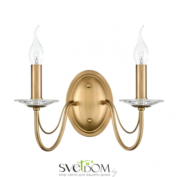 8033/2W CLASSI LN26 000 металл/стекло, медь/прозрачный Бра E14 2*40W 220V INCANTO