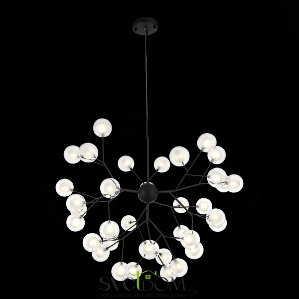 SL376.403.36 Светильник подвесной ST-Luce Черный/Прозрачный, Белый G4 LED 36*2W DEMELE