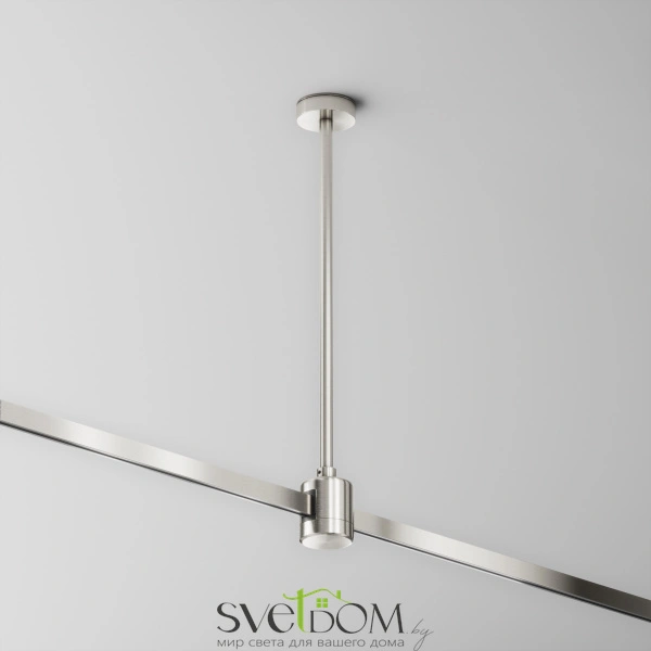 Крепление потолочное Medium 300мм с прямым коннектором питания Flarity платина