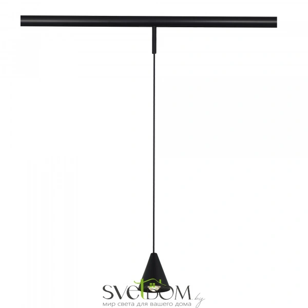 ST689.446.05 Магнитный трековый светильник Черный LED 1*5W 4000K Lm Ra>90 40° IP20 D80xH98 24V SUPER5