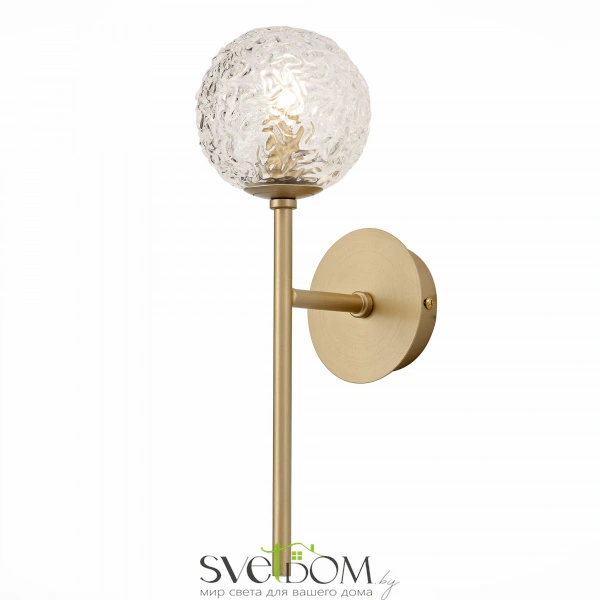 SL1152.201.01 Светильник настенный ST-Luce Золотистый/Прозрачный G9 1*5W ARCOBALINO