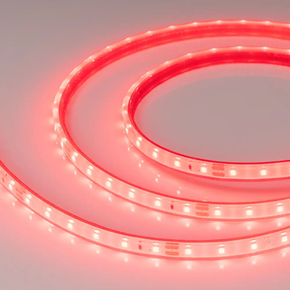 Светодиодная лента герметичная RTW-PFS-A60-11mm 24V Red (4.8 W/m, IP68, 2835, 5m) Arlight 034182 Arlight