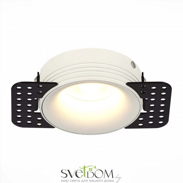 ST218.558.01 Св-к встр. Белый GU10 1*50W  IP20 D78xH30 165-265V Без ламп Встраиваемые светильники