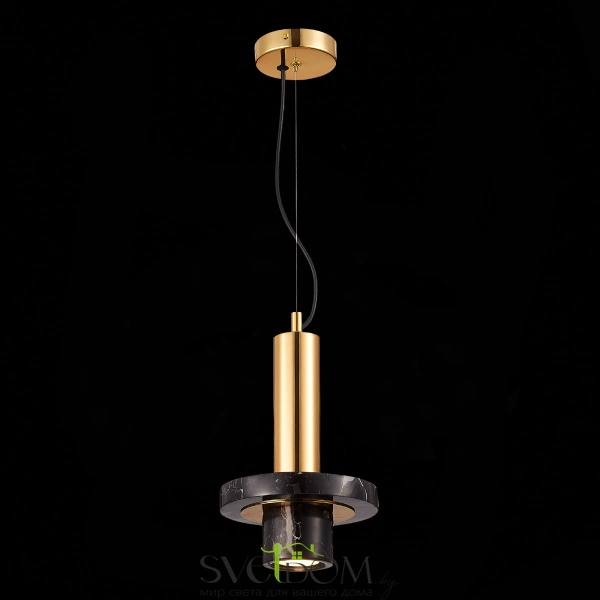 SL1210.403.01 Светильник подвесной ST-Luce Золотистый/Черный GU10 1*5W PIETRA