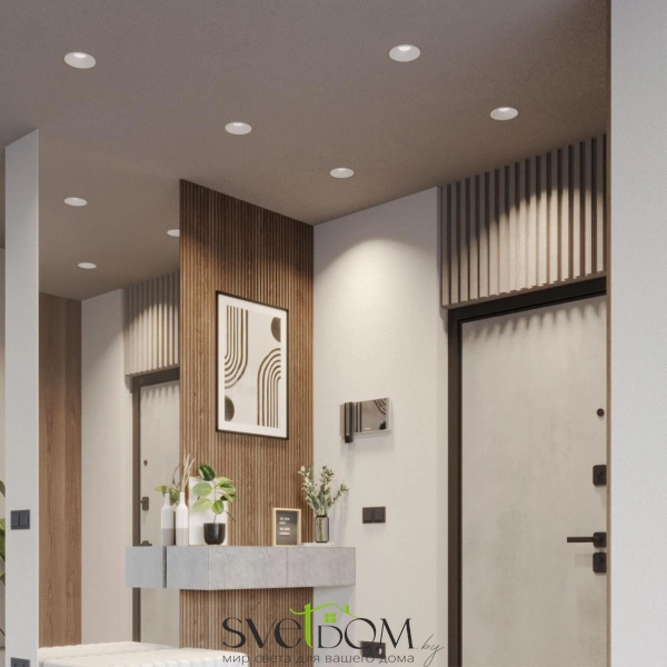 359854 WIR NT25 506 белый Светильник встраиваемый с переключателем цв. температуры IP20 LED 18W 220-240V 2700К\3200К\4000К NOVA