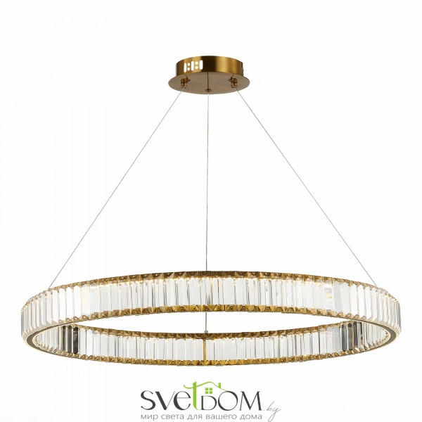 SL1622.383.01 Люстра подвесная ST-Luce Латунь/Прозрачный LED 1*52W 4000K TIVOLI