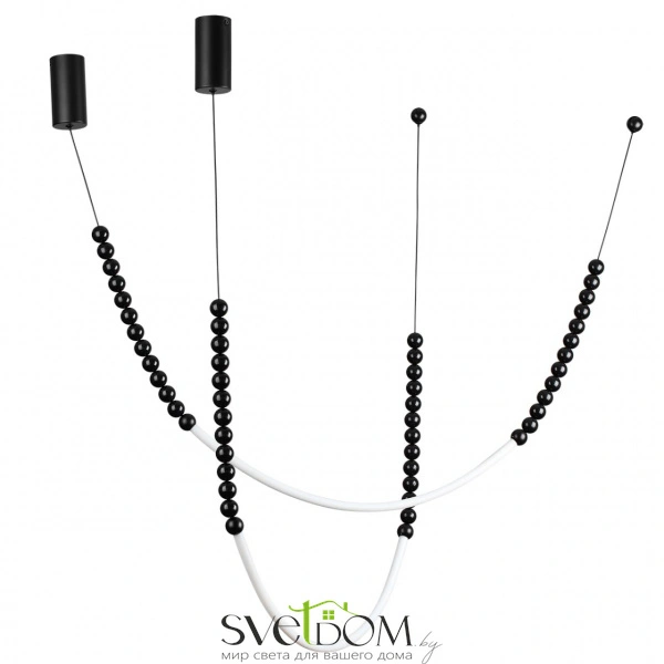 7149/24CL HIGHTECH ODL26 221 светильник черный/акрилл/металл IP20 LED 25W 1600Лм 3500K 300° 220V MONELLA