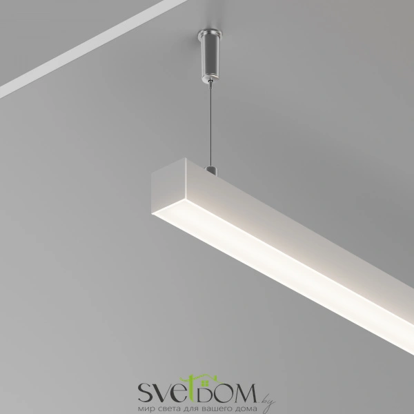 Алюминиевый профиль накладной-подвесной 25x22 (Серебро, 2 м), ALM-2522-S-2M 633012