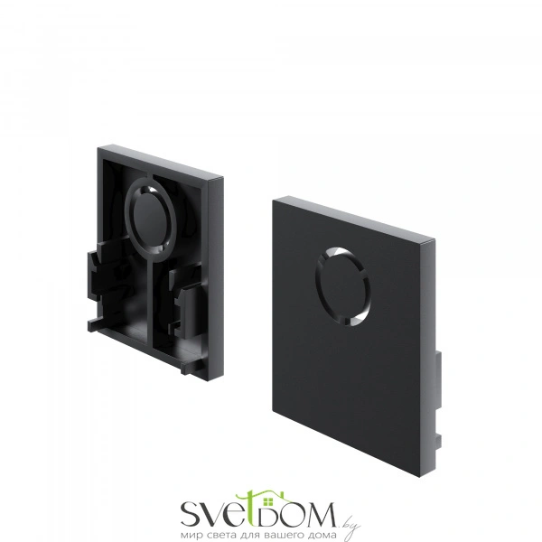 Заглушки для накладного низкопрофильного шинопровода Exility 2шт. TRAM034EC-41B