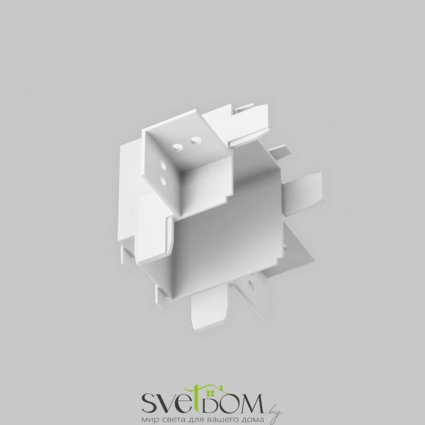 Коннектор угловой внутренний Radity встраиваемый белый TRA084CT-12W