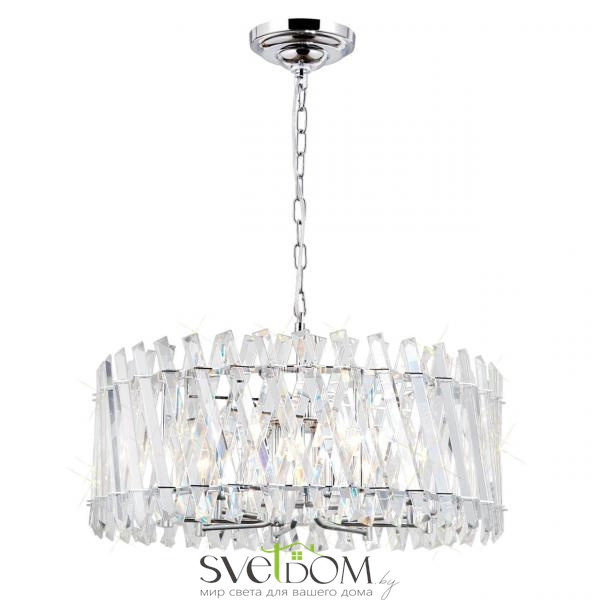 Citilux Ингвар CL334281 Люстра подвесная хрустальная Хром