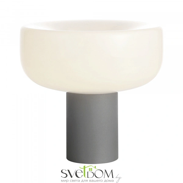 SL6014.504.01 Прикроватная лампа ST-Luce Серый/Молочный E27 1*40W RIPPLE