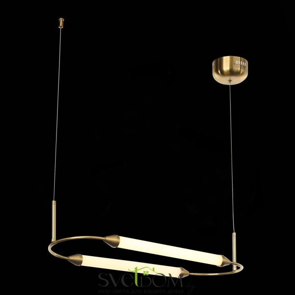 SL6004.313.02 Подвес ST-Luce Латунь/Белый LED 2*10W 3000K OLBIA