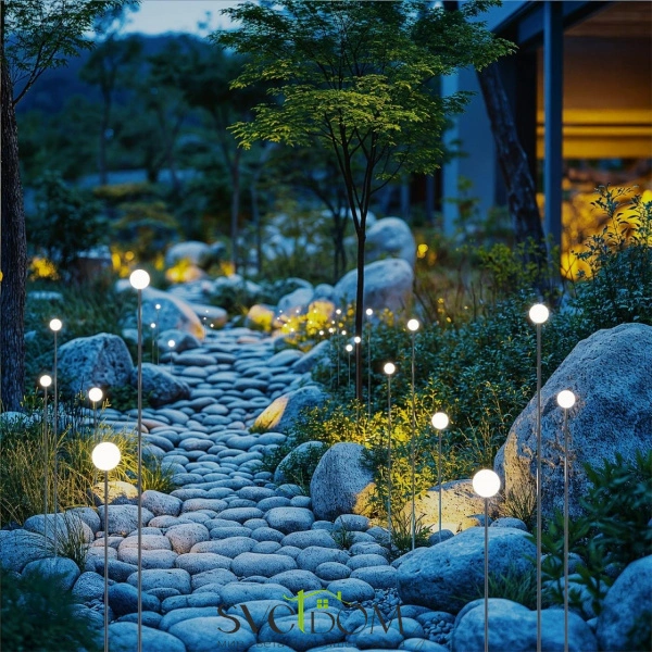 7123/1GL NATURE ODL26 655 светильник 745мм акрил/металл IP65 LED 1W 40Лм 24V NOTTE (нужен драйвер 357781/357782)