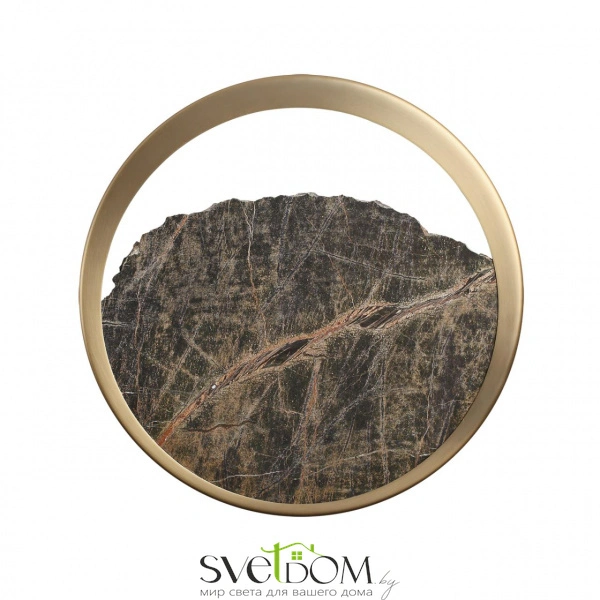 7068/9WL ECODESIGN ODL26 169 светильник темно-зеленый/мрамор/металл IP20 LED 9W 240Лм 3000K 220-240V VALLEY