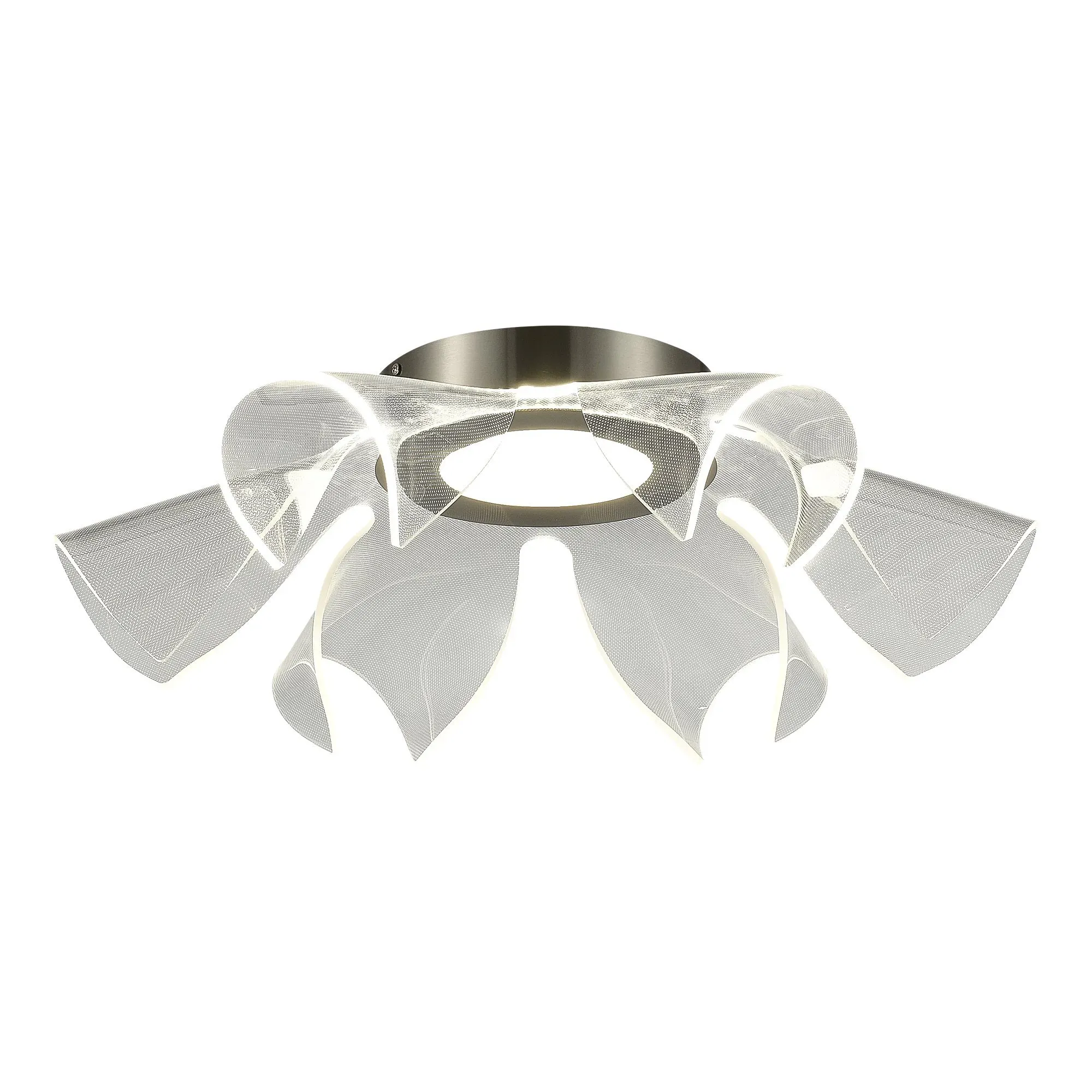 SL6235.102.20 Светильник потолочный ST-Luce Никель/Прозрачный LED 1*20W 4000K FAIRY