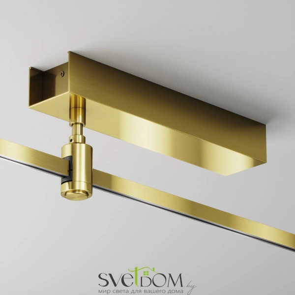 Основание потолочное Short для блока питания с вводом питания Flarity латунь TRA156C-BB1-BS