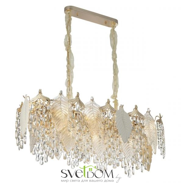 Citilux Darby CL309272 Люстра хрустальная подвесная Золото