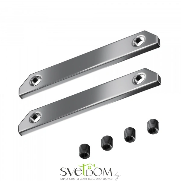 Комплект прямых соединителей (2 соединителя + 4 винта) для профиля в натяжной потолок TRA034C-MP-1