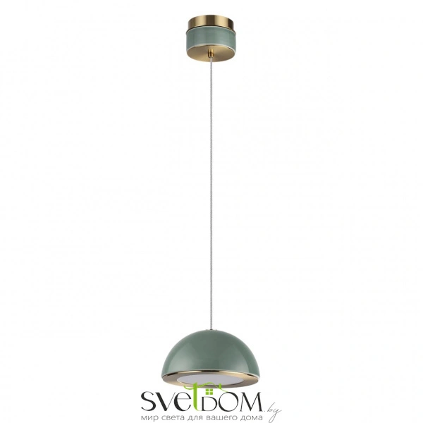 5452/6L L-VISION ODL_EX26 011 светлая бронза/зеленый/металл/керамика/акрил Подвес LED 6W 3000K LULU