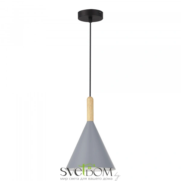SLE1255-423-01 Светильник подвесной Черный/Серый E27 1*40W ARKET