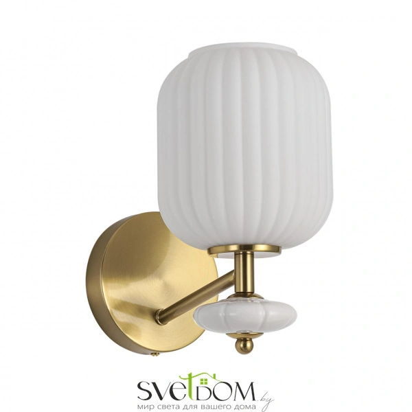 8334/1W MODERNI LN26 32 бронза/белый, металл/керамика/стекло Бра E27 40W 220V ALEGRA