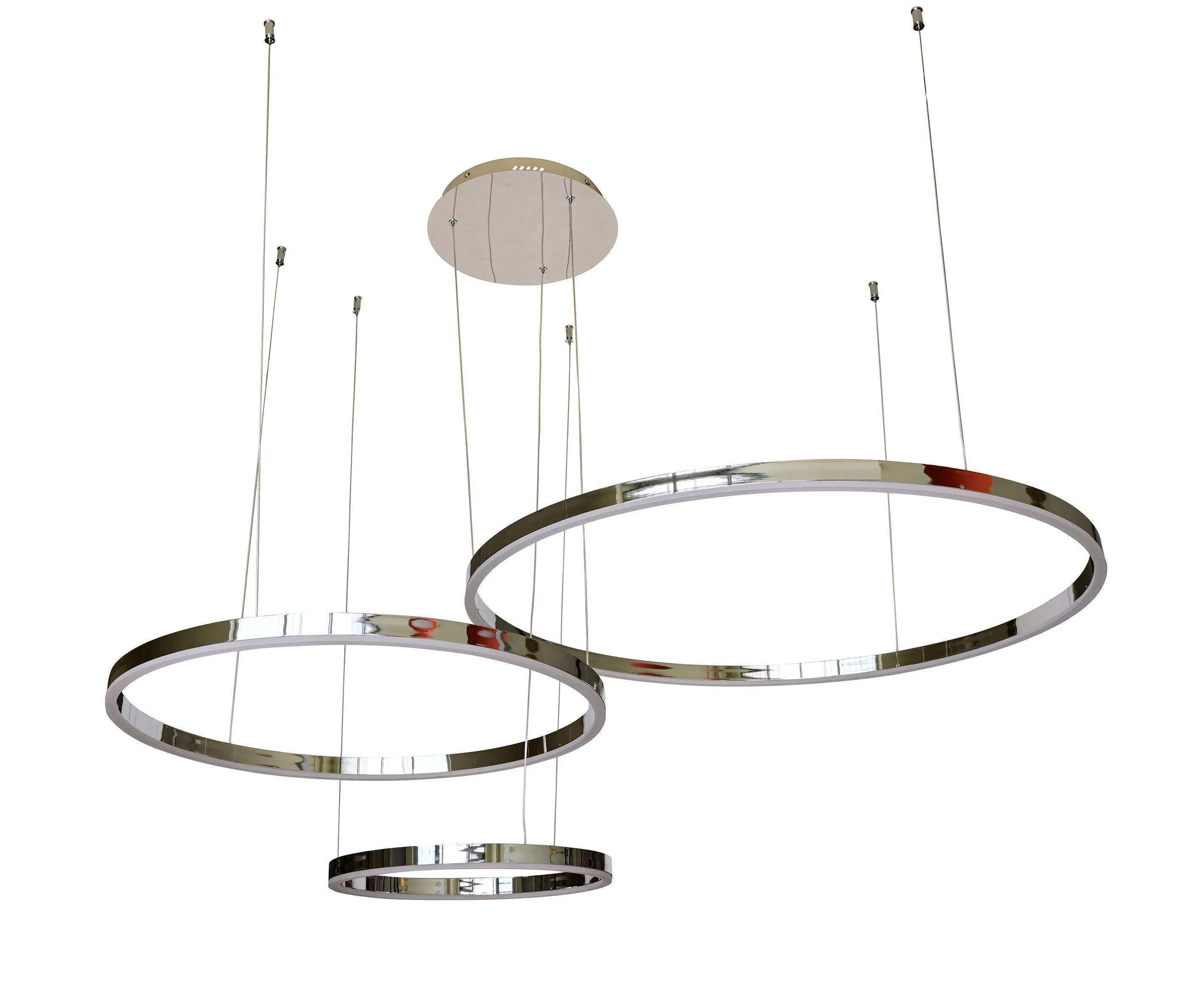 Kink Light 08223,02PA(4000K) Подвес Тор хром d80+60+40