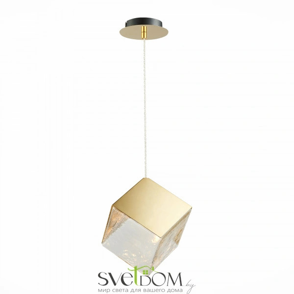 SL1182.203.01 Подвес ST-Luce Золотистый/Прозрачный, Золотистый G9 1*5W RIELLO
