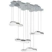 Lightstar 750262 Люстра подвесная FAVO LED-80W 3840LM Silver 3000K